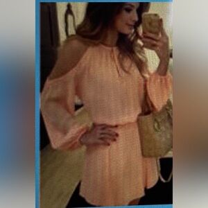 Dress on the shoulders or off the shoulders shown in Orange  Black for sale